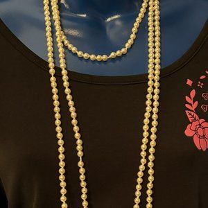 Beautiful Soft Cream Faux Pearls